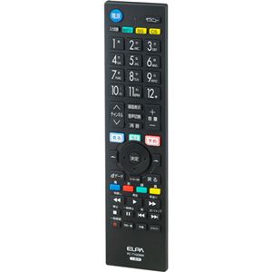 （まとめ買い）エルパ(ELPA) メーカー別テレビリモコン 三菱・リアル専用 RC-TV009MI×2セット - 拡大画像
