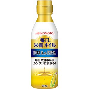 （まとめ買い）味の素 毎日栄養オイル DHA&EPA 250g×3セット - 拡大画像