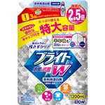 （まとめ買い）ブライトW 除菌&抗菌 つめかえ用 特大容量 1200ml×30セット