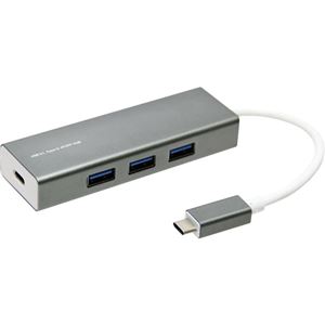 Digio2 USB3.1(Gen1) Type-C 4ポート変換ハブ グレー UH-C3044GY - 拡大画像