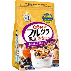 【ケース販売】カルビー フルグラ 黒豆きなこ味 700g×6袋 - 拡大画像