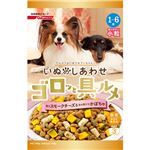 （まとめ買い）いぬのしあわせ ゴロッと具ルメ 小粒 1-6歳までの成犬用 スモークチーズ&かぼちゃ入り 750g×4セット