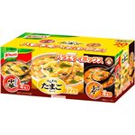 (まとめ買い)クノール フリーズドライスープ バラエティボックス 20食入(ふんわりたまごスープ、ふかひれ入り中華スープ、韓国チゲスープ)×2セット