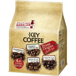 （まとめ買い）キーコーヒー FP プライムオリジンズ(粉) 13g×8袋×4セット - 拡大画像