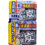 （まとめ買い）【数量限定】脱臭炭 冷蔵庫用1個+冷凍室用1個ペアセット×5セット