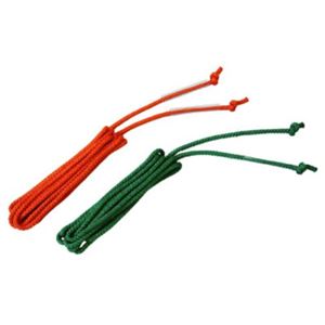 （まとめ買い）カラーダブルダッチロープ(緑/オレンジ) B-2116G×2セット - 拡大画像