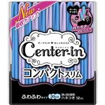 （まとめ買い）センターイン コンパクトスリム ふわふわタイプ 多い日の夜用 ハネつき 12コ入×15セット