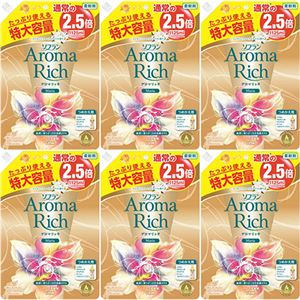 【ケース販売】ソフラン アロマリッチ マリア エレガントフローラルアロマの香り つめかえ用 特大 1125ml×6個