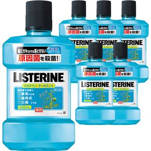 【ケース販売】薬用 リステリン クールミント 1000ml×6本