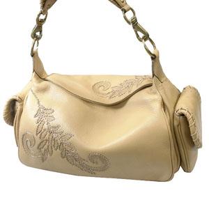 COLE HAAN　コールハーン　レザーバッグ　ショルダーバッグ　VILLAGE NOVELTY - 拡大画像