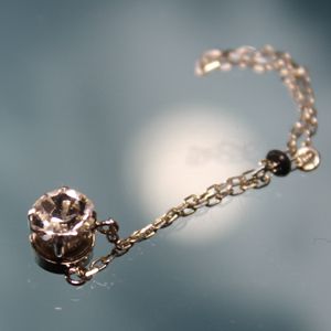 眼鏡につける新感覚ジュエリー　Eye Jewel 3アクアマリン