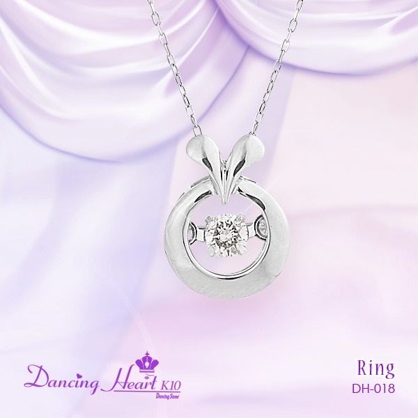 クロスフォーDancing Heart(ダンシングハート) DH-018 【Ring】 ダイヤモンドペンダント/ネックレスf00