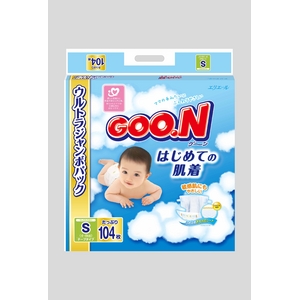 Goo.n（グーン） おむつ はじめての肌着 Sサイズ 102枚 【2セット】
