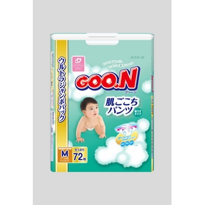 Goo.n（グーン） おむつ 肌ごこちパンツ Mサイズ 72枚 【3セット】