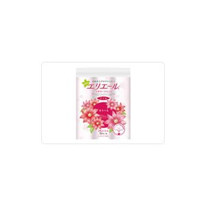 エリエール トイレットティシュー フラワープリント 18ロール ダブル 【4セット】