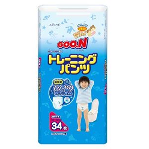 Goo.n（グーン） おむつ トレーニングパンツ34枚男の子 【3セット】