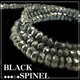 ブラックスピネルネックレス 38cm - 縮小画像1