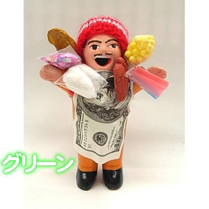 エケッコー（エケコ）人形　15cm　グリーン - 拡大画像