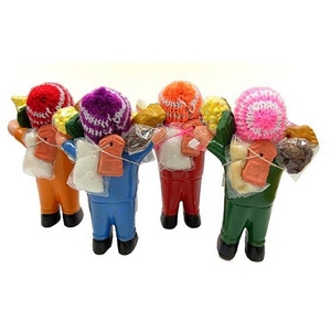 エケコ人形　15cm　グリーン