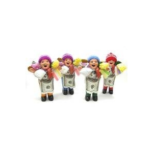 エケコ人形　15cm　レッド