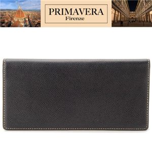 PRIMAVERA（プリマヴェーラ） 牛革財布 メンズ長財布 ブラック