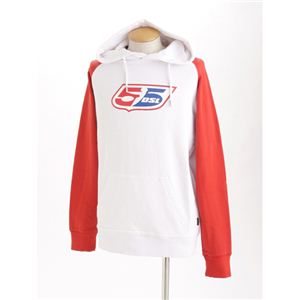 DIESEL55(ディーゼル55) HOODSWEAT(フードスウェット) パーカー 00D3QR Mサイズ D-100・ホワイト