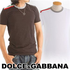 Dolce&Gabbana(ドルチェ&ガッバーナ) メンズTシャツ M10513 ホワイト XSサイズ