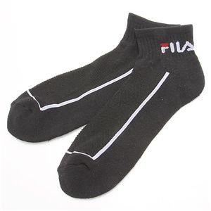 FILA（フィラ） ソックス 3足セット ブラック・グレイ・ホワイト