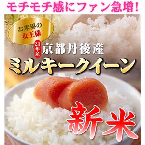 平成23年産・新米 京都丹後産ミルキークイーン 5kg