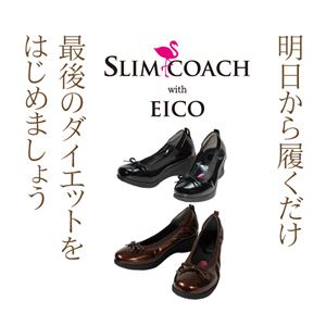 スリムコーチ バレエシューズ ブラック M