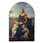 世界の名画シリーズ、プリハード複製画 ラファエロ・サンティ作 「美しき女庭師の聖母」