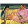 世界の名画シリーズ、最高級プリハード複製画 ポール・ゴーギャン作 「タヒチの女(浜辺にて)」