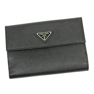 プラダ 1M0507 SAFFIANO 2ツオリ BK - 拡大画像