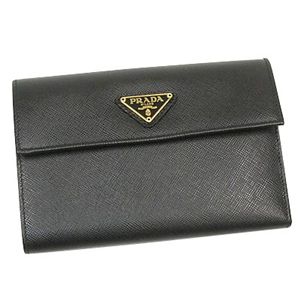 プラダ 1M0510A SAFFIANO ORO 2ツオリ BK - 拡大画像