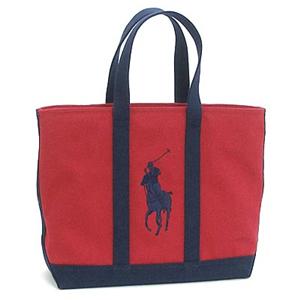 Ralph Lauren(ラルフローレン) 659PPTZP PONY PLAYER トート RED/NV - 拡大画像