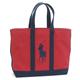 Ralph Lauren(ラルフローレン) 659PPTZP PONY PLAYER トート RED/NV - 縮小画像1