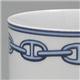 Hermes（エルメス） シェーヌダンクルブルー マグカップ 2734 - 縮小画像3
