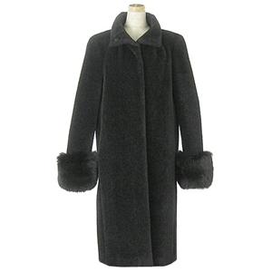 MaxMara 1st MILENA コートFOX 40 BK 7 - 拡大画像