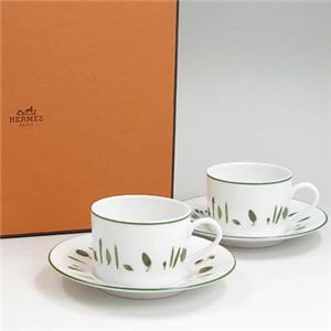 Hermes (エルメス) メスクラン ティーカップ&ソーサー160mlペア7916 画像１