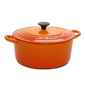 Le Creuset (ル・クルーゼ) ココットロンド22cm ナベ 2501-22 OR - 拡大画像