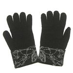 Vivienne Westwood ニットグローブ Black×Grey S