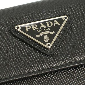 PRADA（プラダ） 1M0523 SAFFIANO ORO2ツオリコゼニ BK