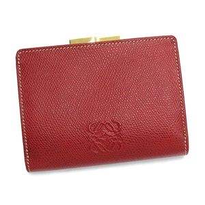 Loewe（ロエベ） 二つ折り財布（小銭入れ付） 112.55.550 ANAGRAMS レッド