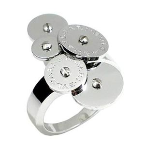 BVLGARI�i�u���K���j �����O AN853065 RING CICLADI �z���C�g/�S�[���h 50