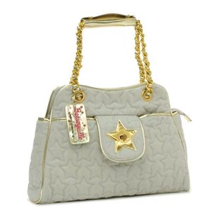 BETSEYVILLE�i�x�b�c�B���B���j �V�����_�[�o�b�O BV23725 LARGE SATCHEL �z���C�g
