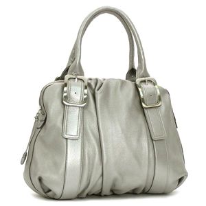 Cole Haan�i�R�[���n�[���j �V�����_�[�o�b�O B24285 E/W.ROUCHED.SATCHE:SILVER �V���o�[