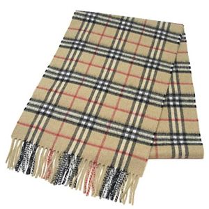 BURBERRY�i�o�[�o���[�j �}�t���[ 94267 CHECK SCARF �L������