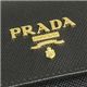 PRADA（プラダ） 三つ折り財布（小銭入れ付） SAFFIANO METAL ORO 1M0170 ブラック