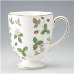 WedgwoodiEFbWEbhj }Oir[J[j ChXgx[ 501055.09466 WILD STRAWBERRY Footed Mug Leigh 摜1