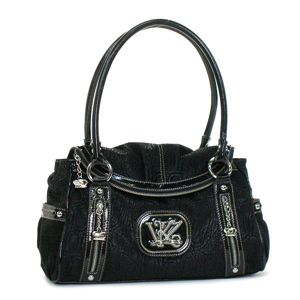 KathyVanZeeland�i�L���V�[�o���W�[�����h�j �V�����_�[�o�b�O MONKEY TALKS H42915 FLAP SATCHEL �u���b�N